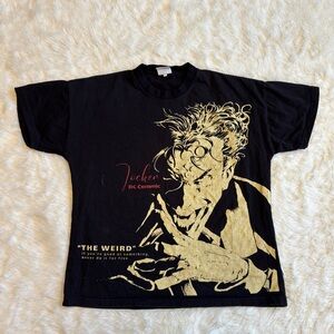 Unisex Design The Weird Black Batman Joker DC Comics Graphic T Shirt Large
